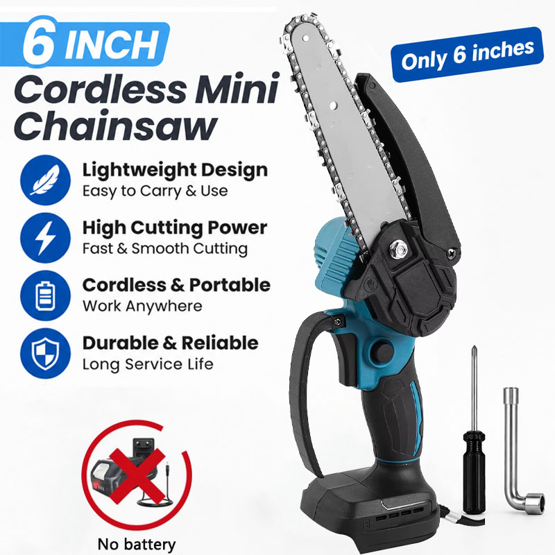 Gardening Tools To Cut Branches - Motosierra Eléctrica Inalámbrica Portátil de 6