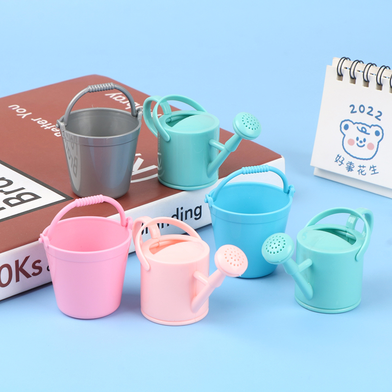 Gardening Tools Watering Can - 【CPI】1 Juego de cubos en miniatura