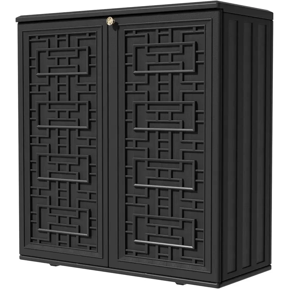 Gardening Tools Box - Armario de Almacenamiento Exterior de Resina