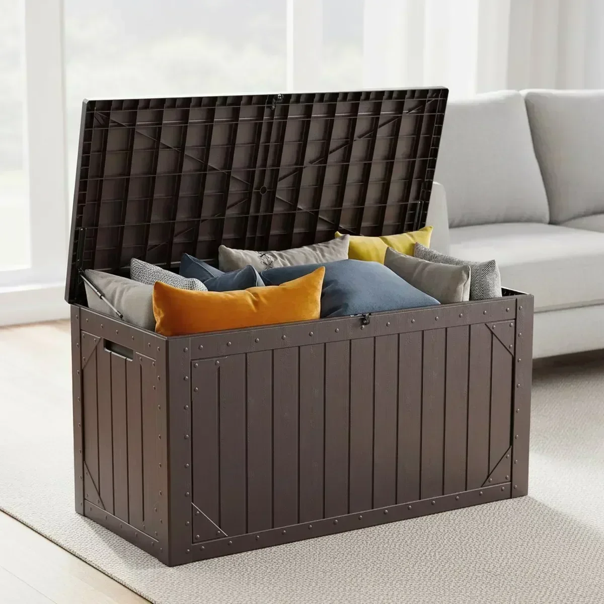Gardening Tools Box - Caja de Almacenamiento Grande Impermeable para