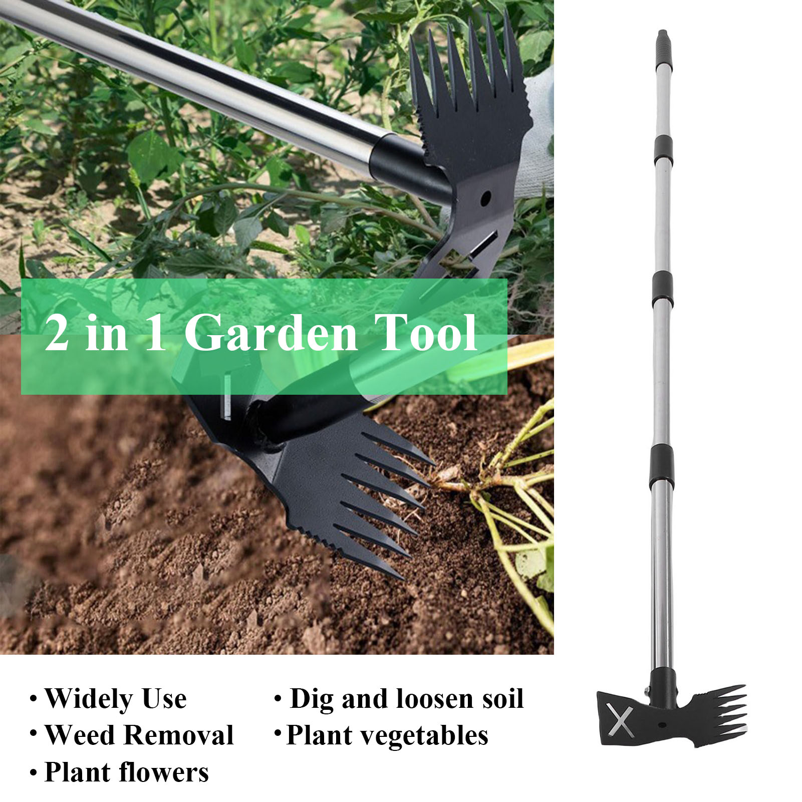 Weed Puller - Juego de 5 Herramientas para Arrancar