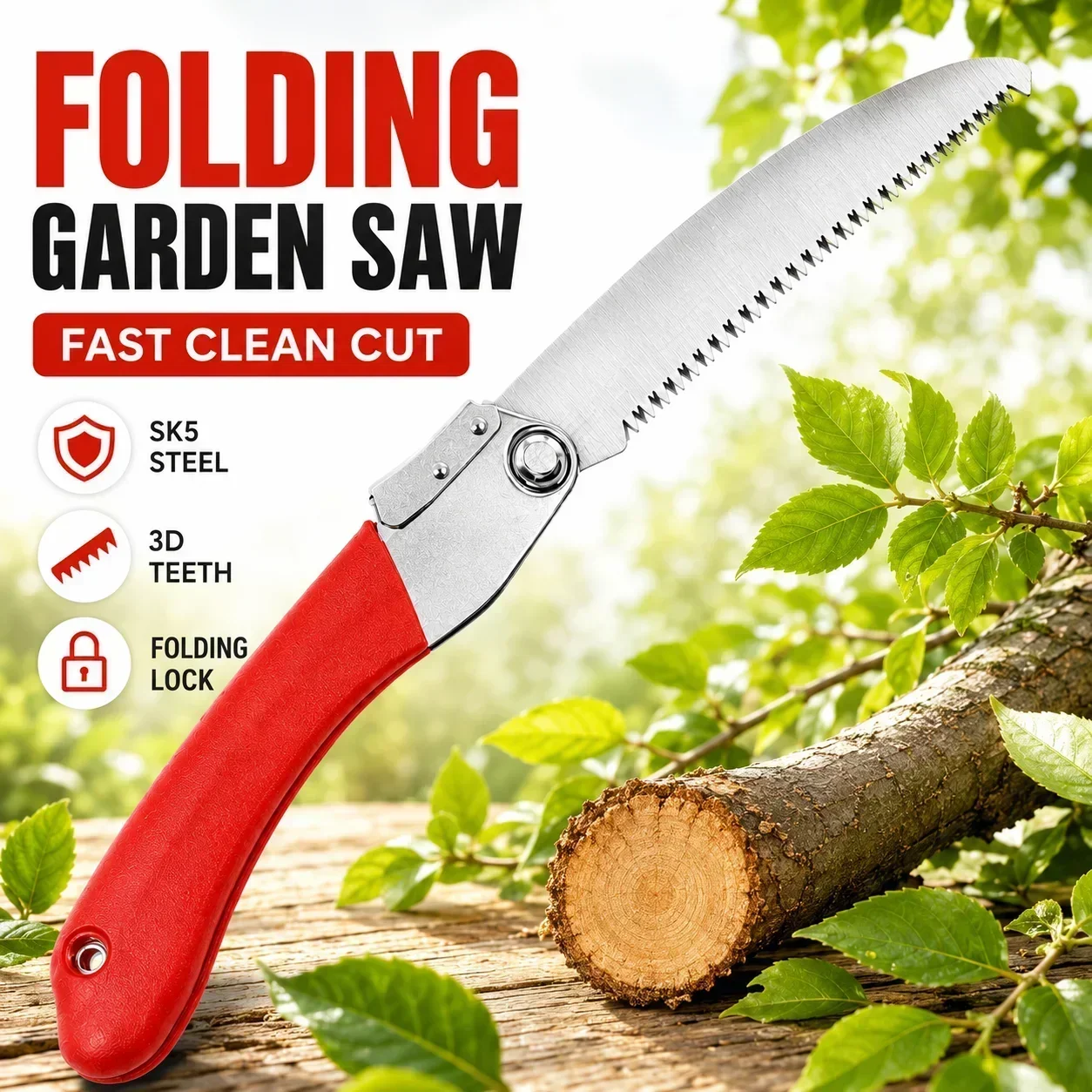 Gardening Tools To Cut Branches - Sierra de podar plegable de 210
