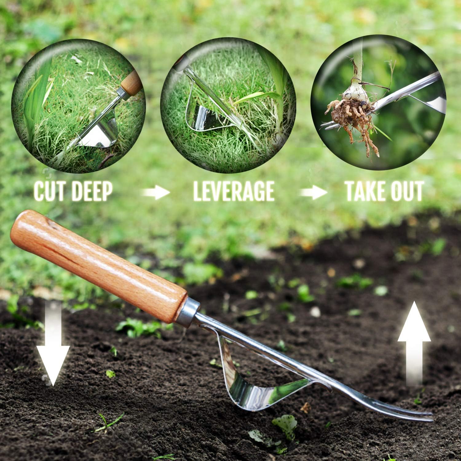 Removedor manual de malezas co - Gardening Tools To Remove Grass reseña y precio