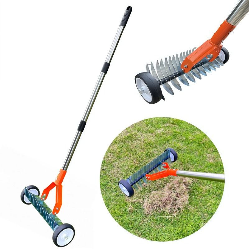Rastrillo de desmalezado con r - Gardening Tools To Remove Grass reseña y precio