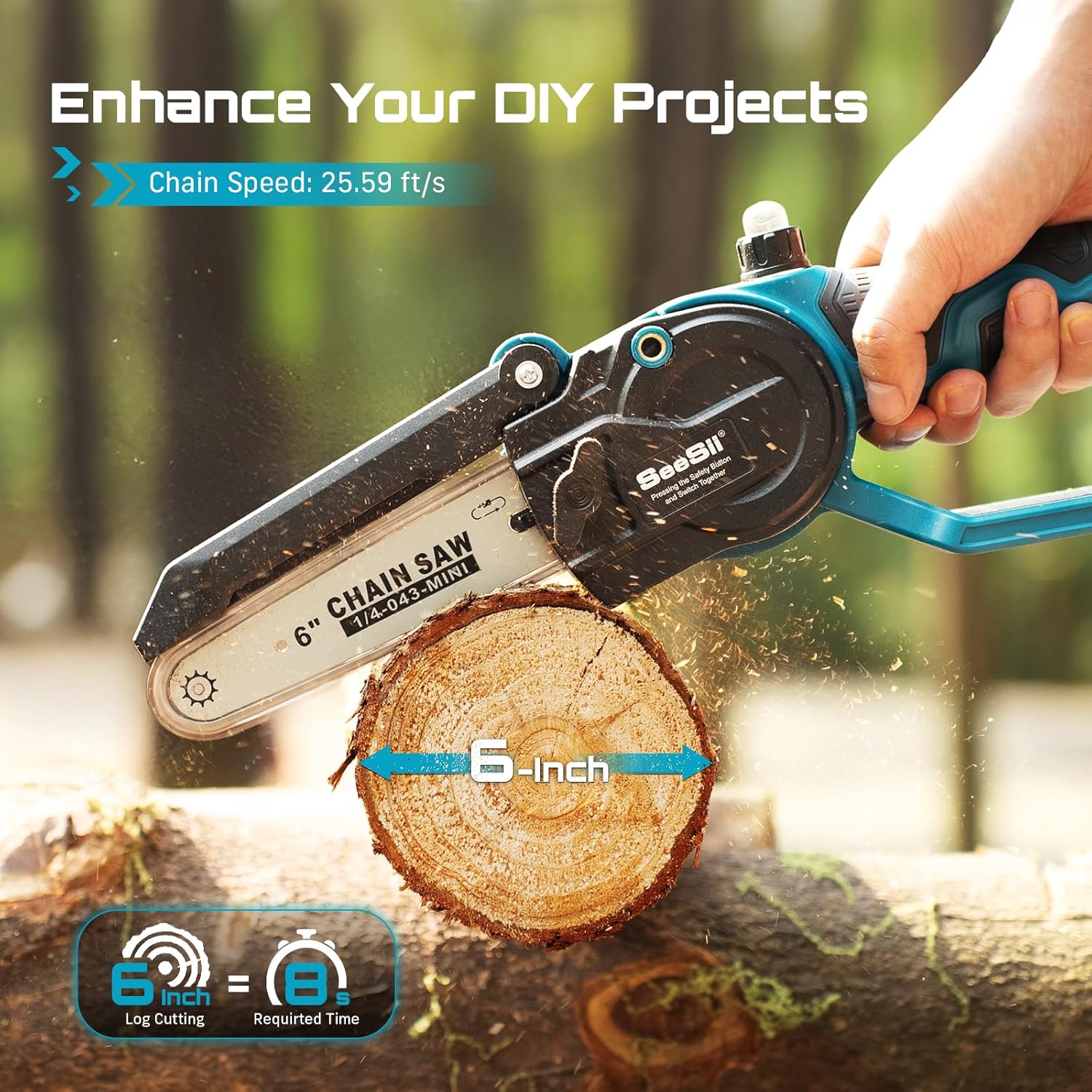 SEESII Combo Inalámbrico 2 en  - Gardening Tools To Cut Branches reseña y precio