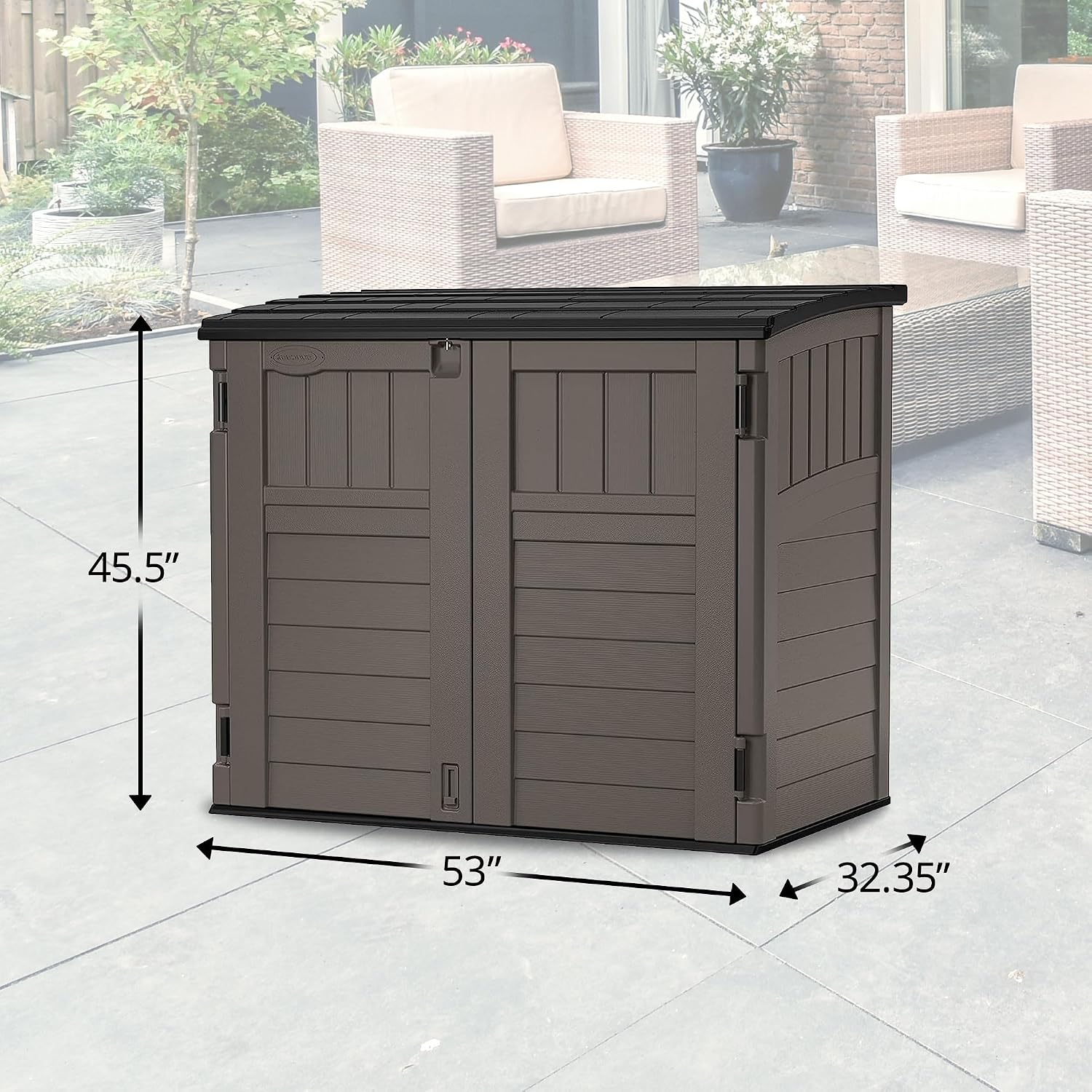 Caseta de almacenamiento exter - Gardening Tools Box reseña y precio