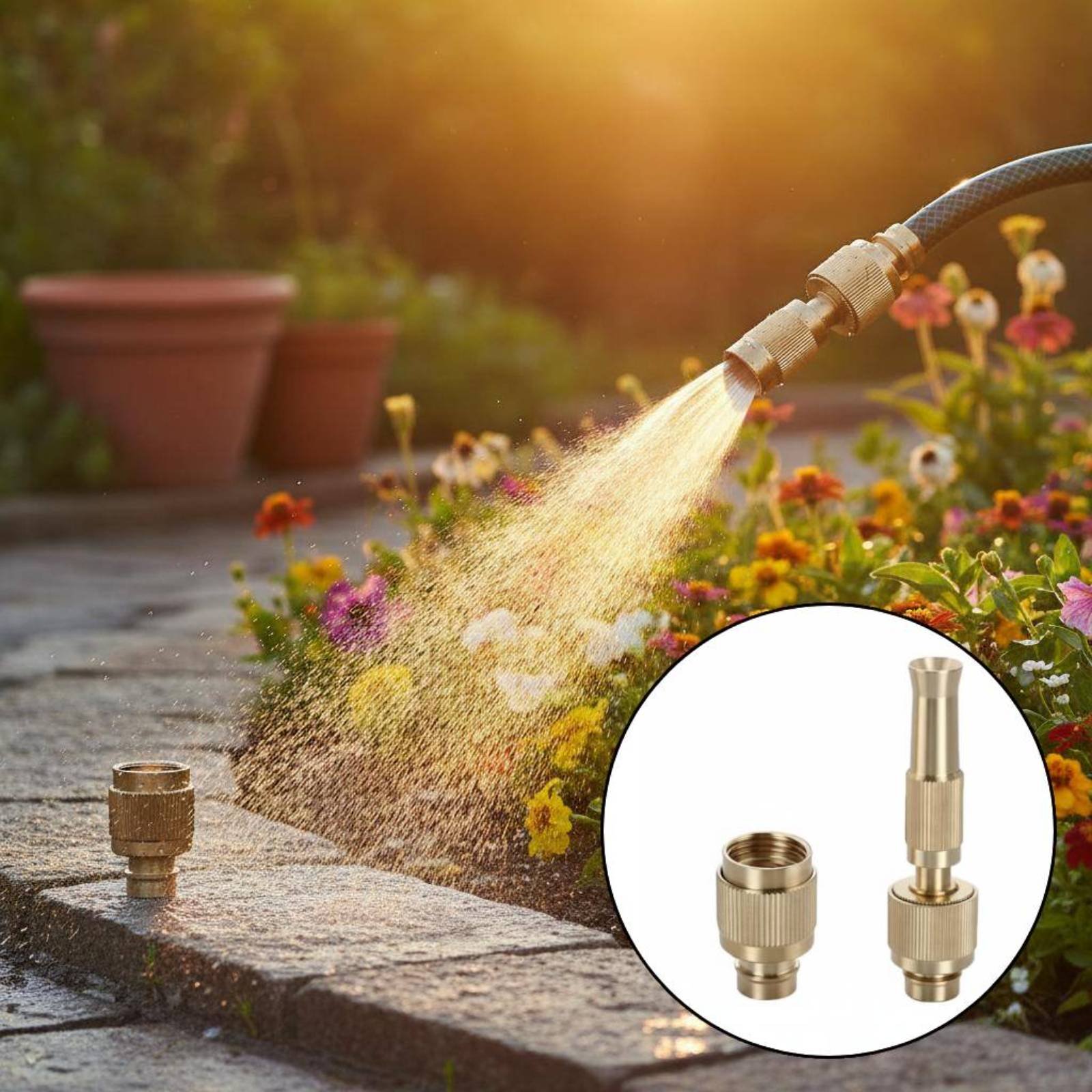 Conector Universal de Latón pa - Gardening Tools Water reseña y precio