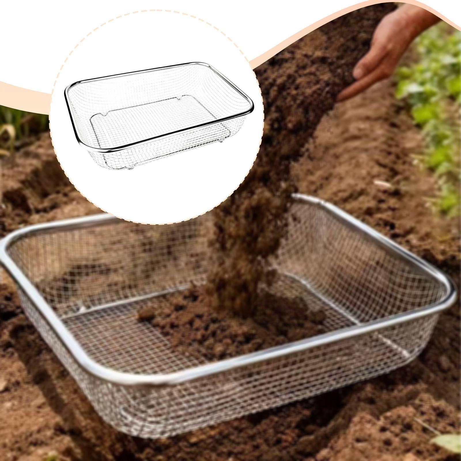 Cesta de drenaje de alto rendi - Gardening Tools Basket reseña y precio