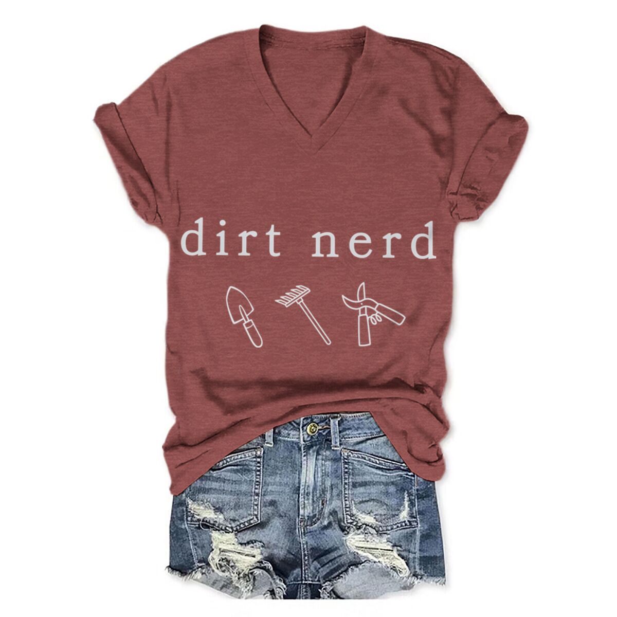 Camiseta gráfica Dirt Nerd Gar - Gardening Tools Vintage reseña y precio