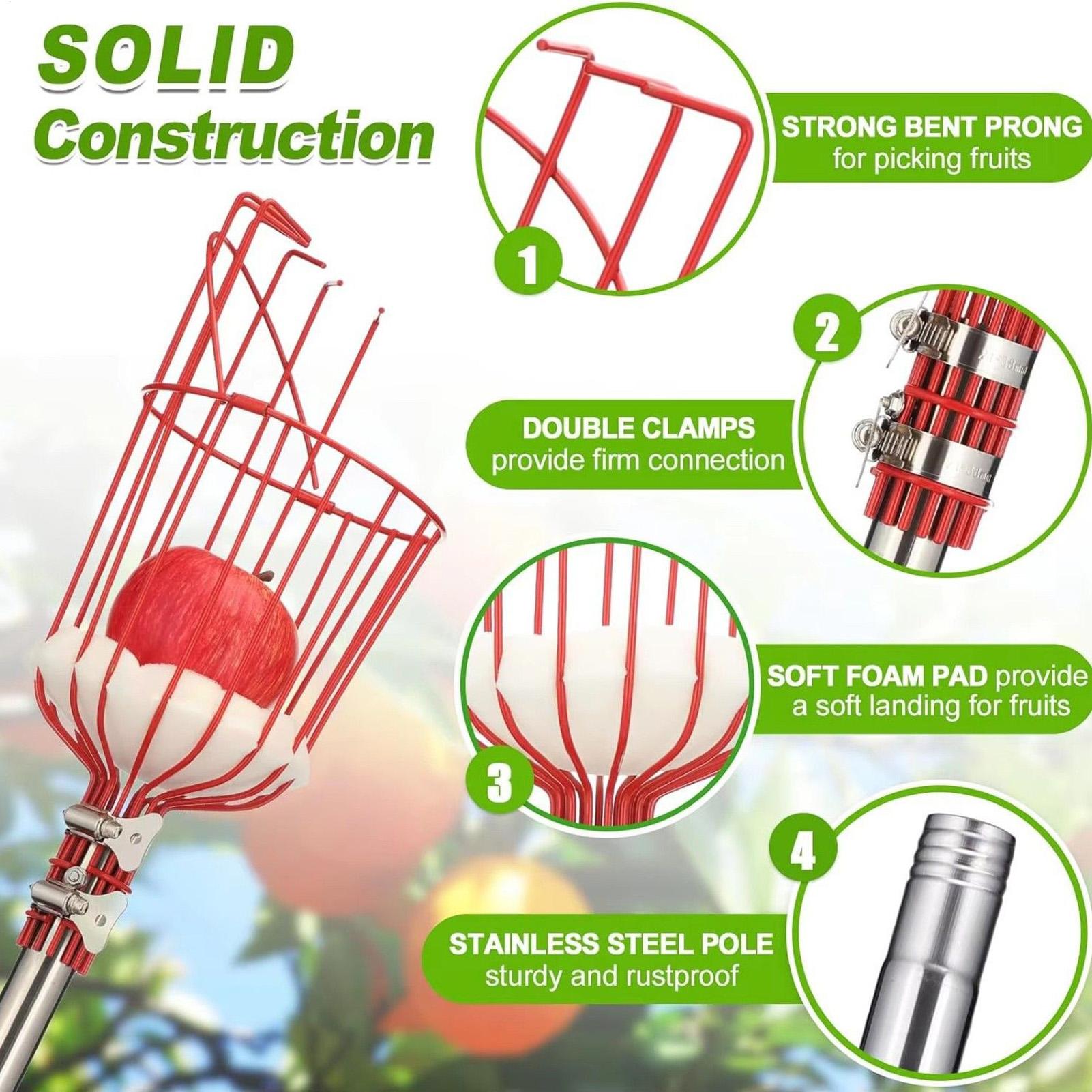 Recolector de frutas, cesta de - Gardening Tools Basket reseña y precio