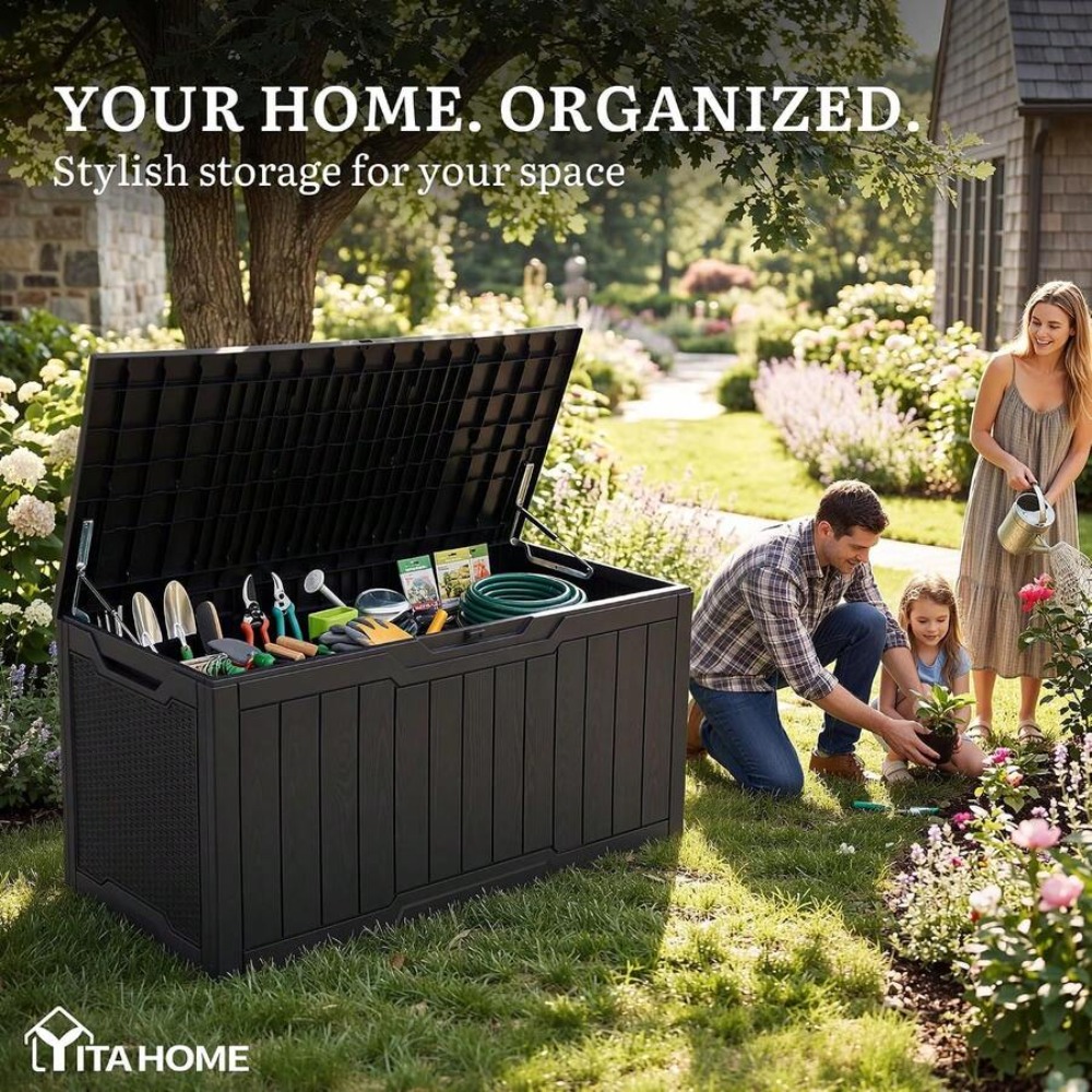 Caja de Almacenamiento Grande  - Gardening Tools Box reseña y precio