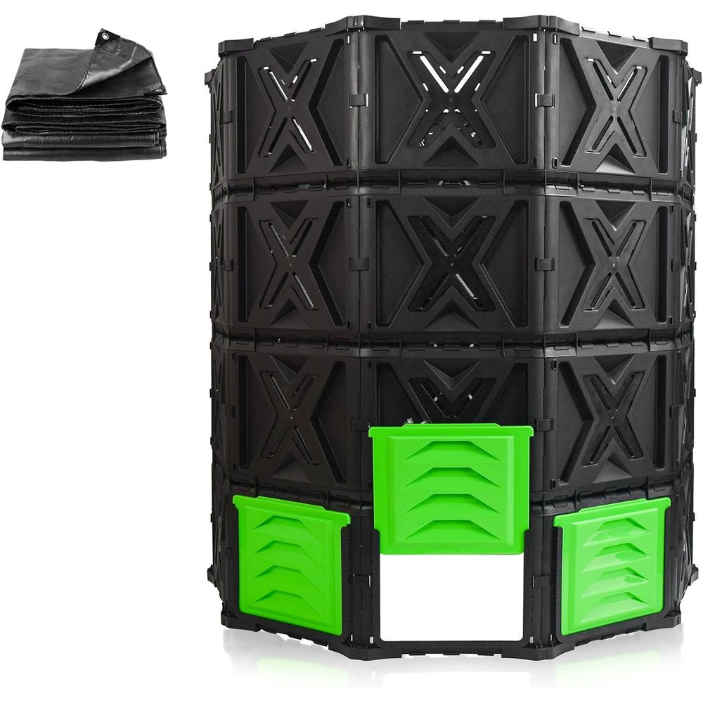 Contenedor de abono grande XXL - Compost Bin reseña y precio