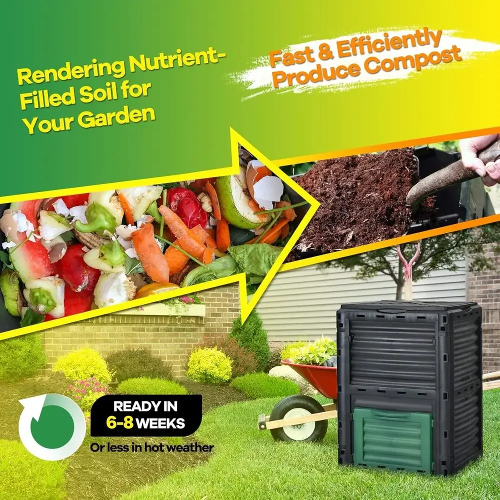Contenedor de Compostaje para  - Compost Bin reseña y precio
