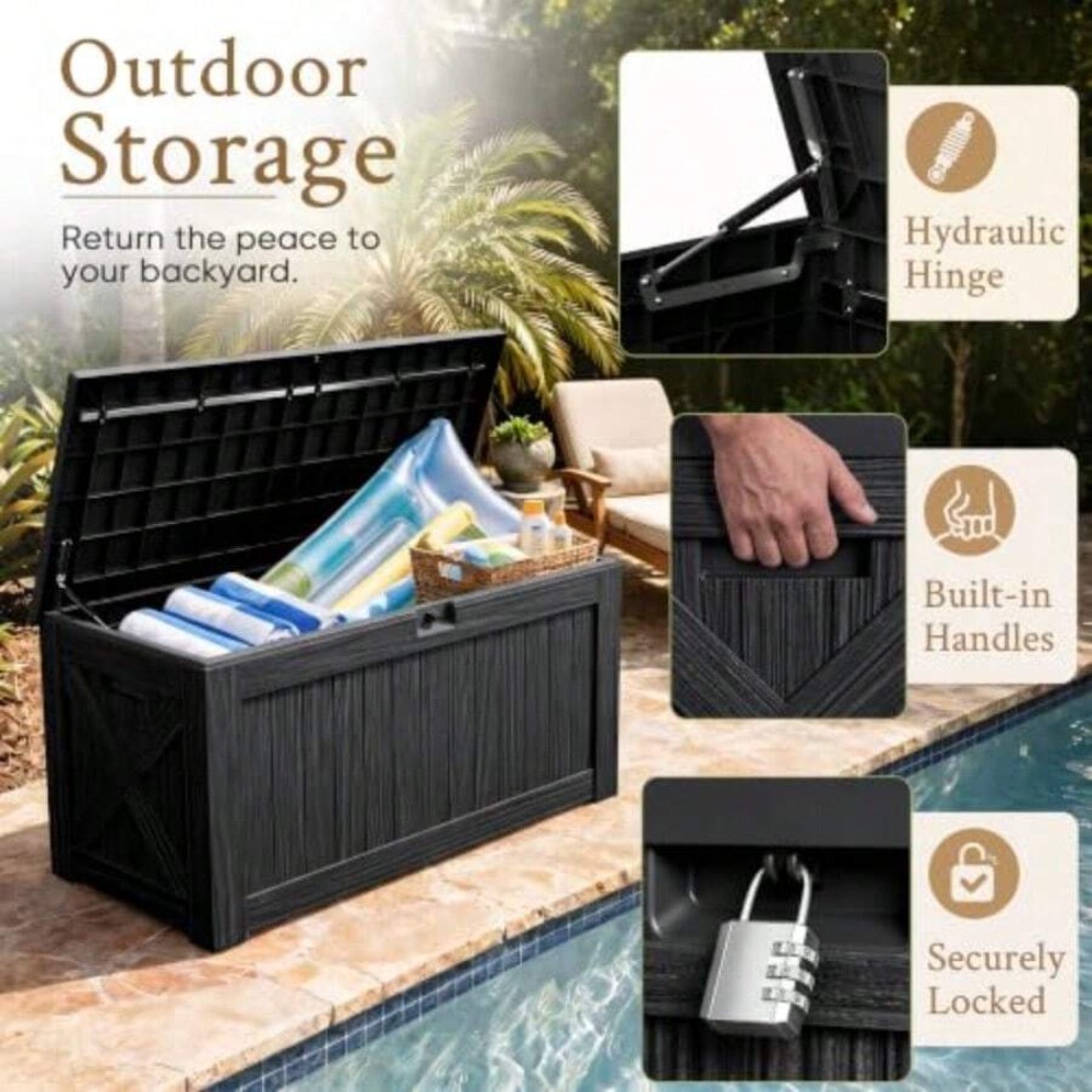 Caja de almacenamiento para ex - Gardening Tools Box reseña y precio