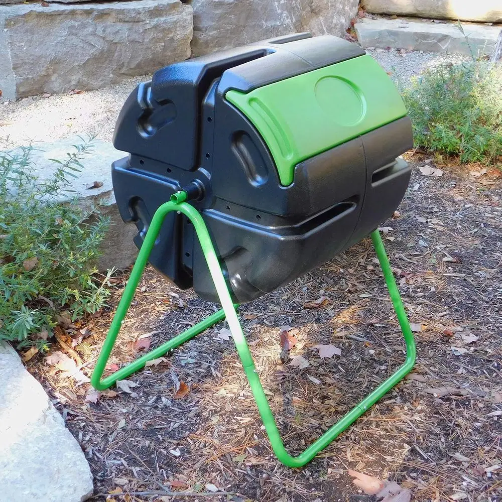 Compostador Giratorio de Una C - Compost Bin reseña y precio