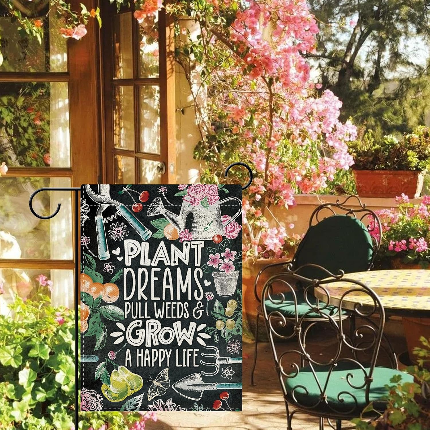 Bandera Decorativa de Jardín I - Gardening Tools Vintage reseña y precio