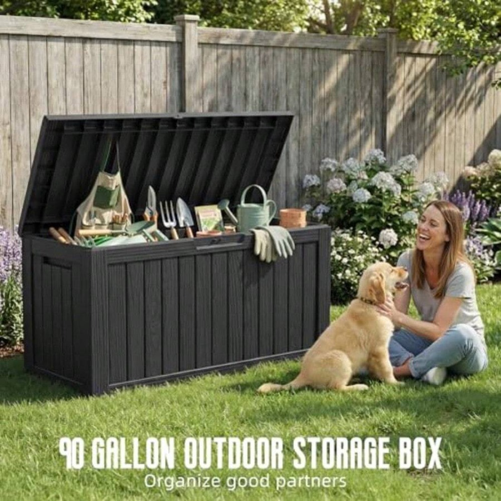 Caja de Almacenamiento Exterio - Gardening Tools Box reseña y precio