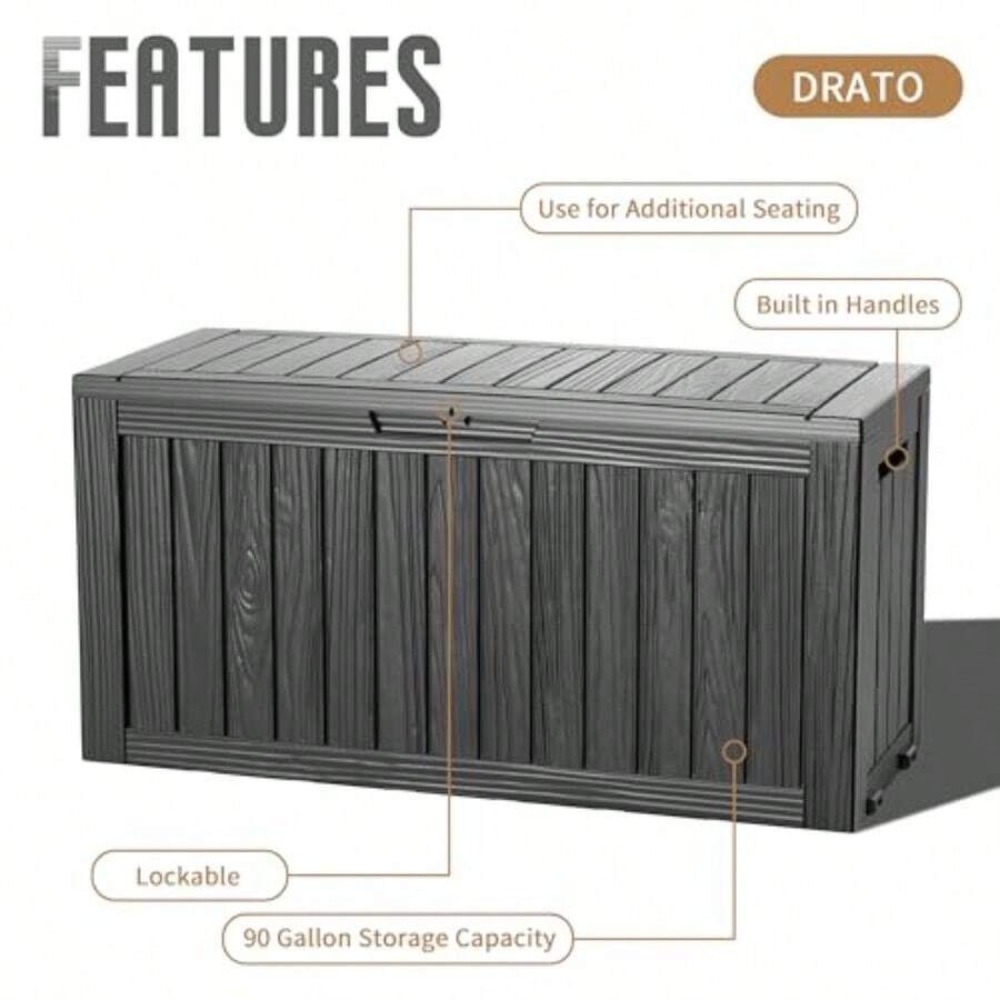 Caja de Almacenamiento Exterio - Gardening Tools Box reseña y precio