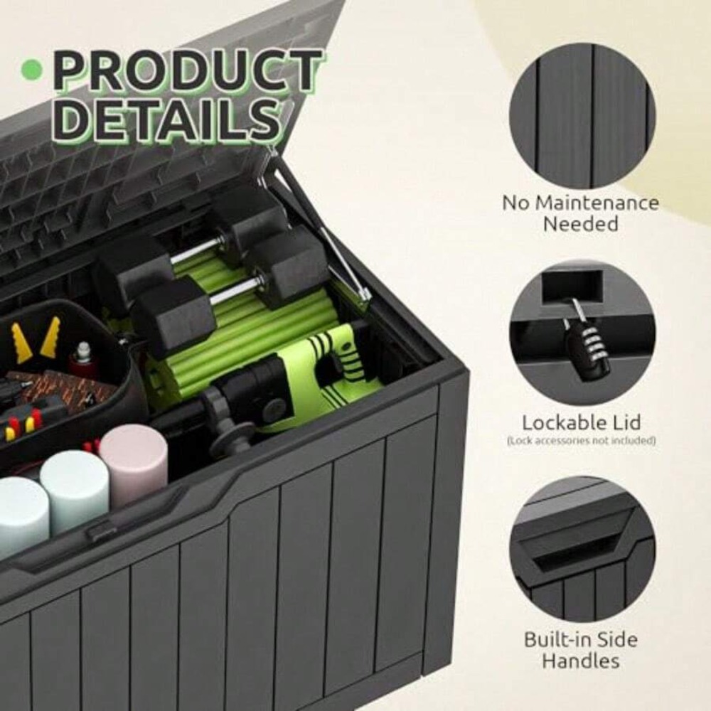 Caja de Almacenamiento Exterio - Gardening Tools Box reseña y precio