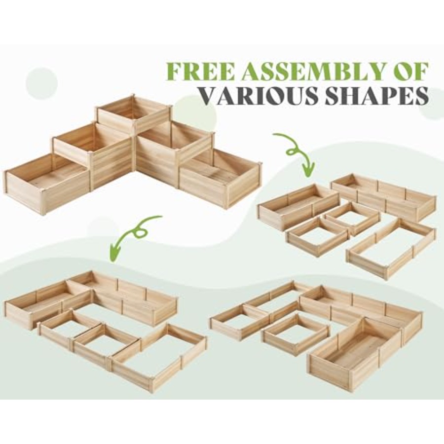 Jardinera Elevada de 3 Niveles - Gardening Tools Box reseña y precio